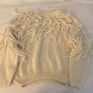 Fringe sweater